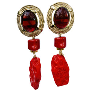 horizon spleet Bruin Earrings buy online | Statement earrings | Parisienne